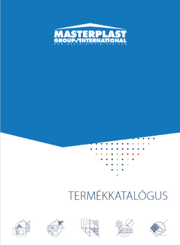 Masterplast termékkatalógus