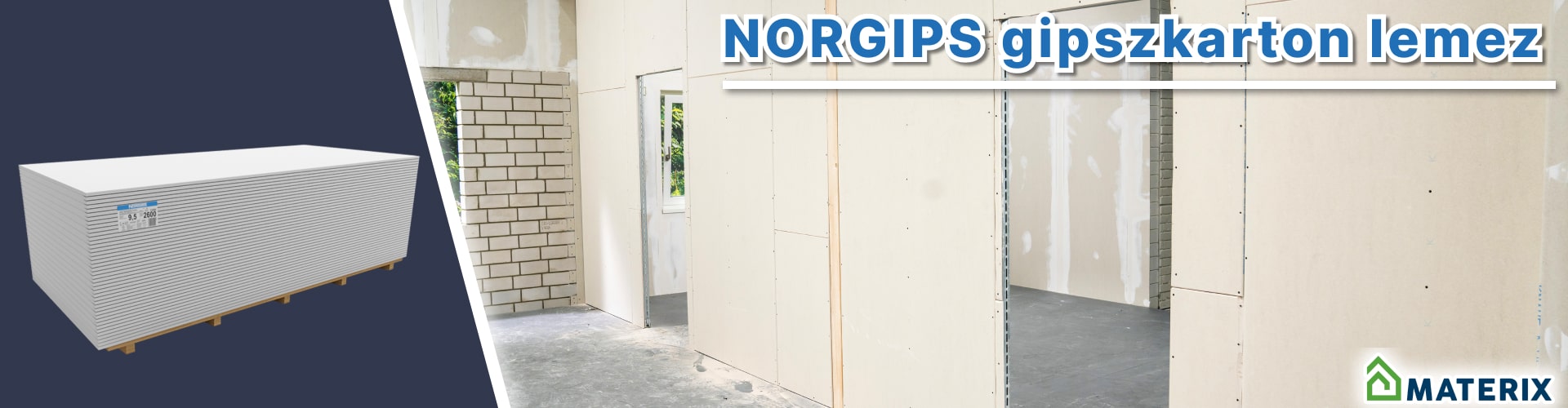 Norgips gipszkarton lemez